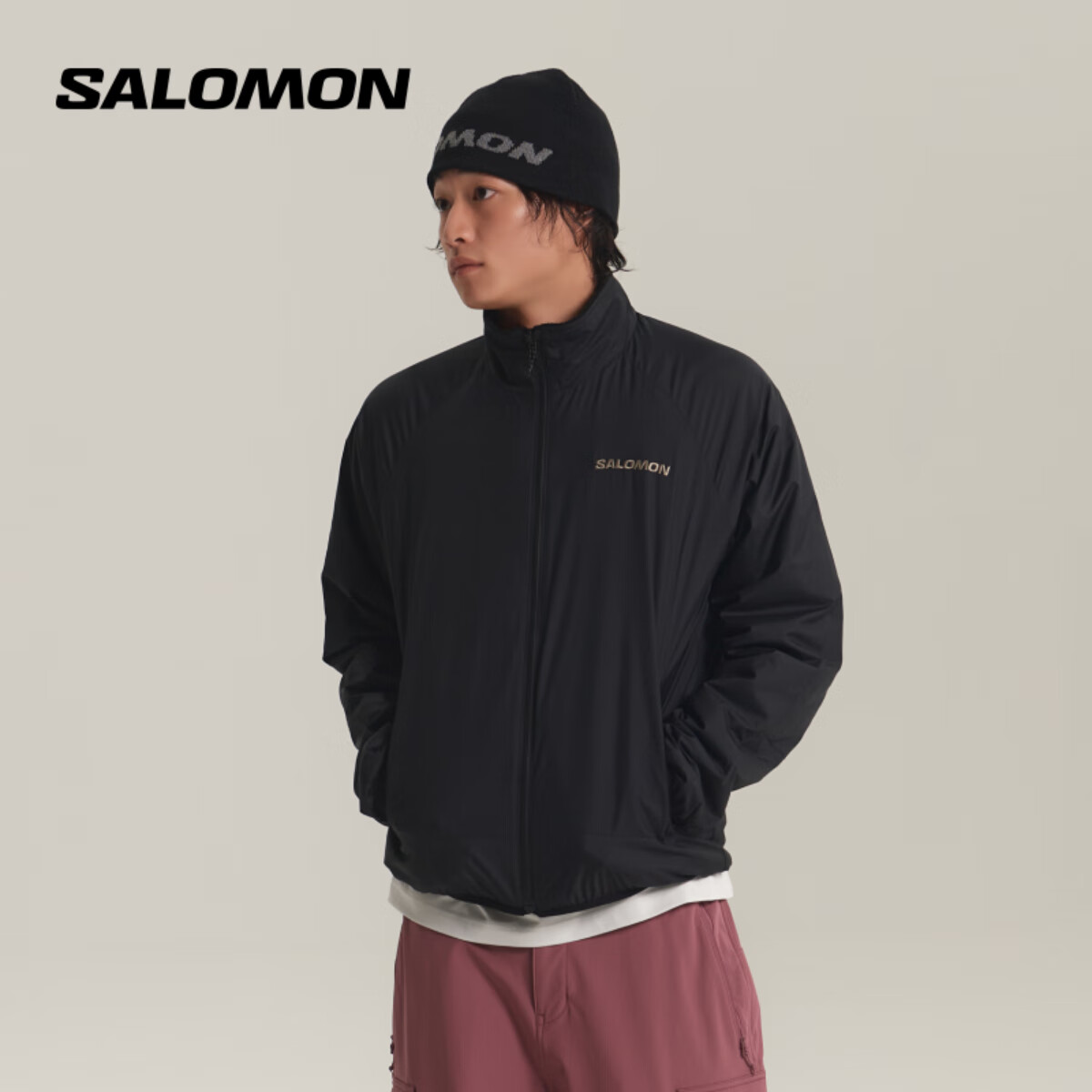 萨洛蒙（Salomon）男款 户外运动潮流休闲两面穿夹克外套 X-ALPHA REVERSIBLE JKT 黑色 C30072 XL