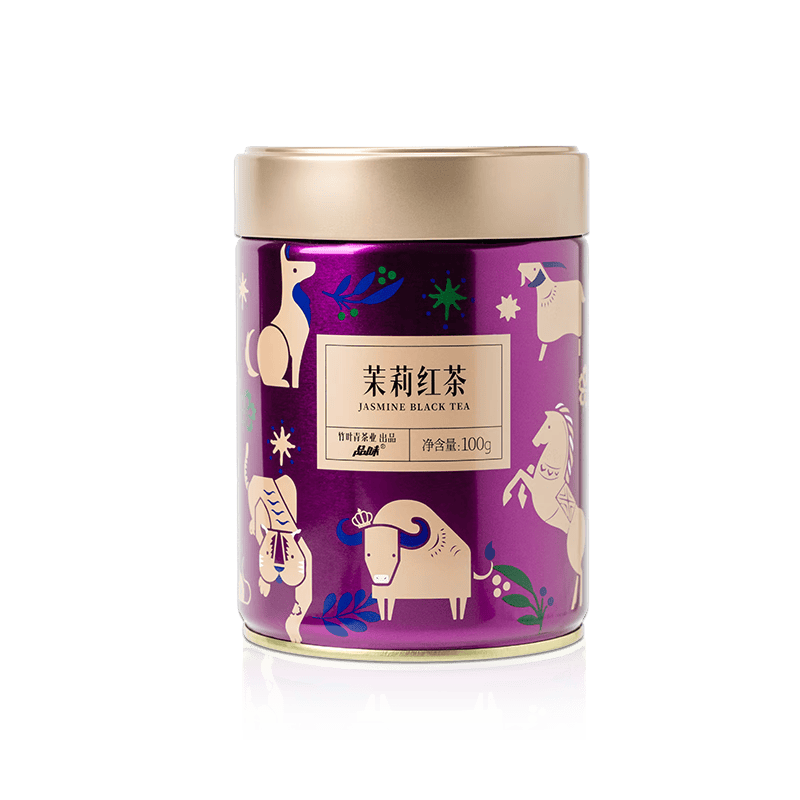 品味茉莉红茶一级100g 新品罐装囤货自己喝26003