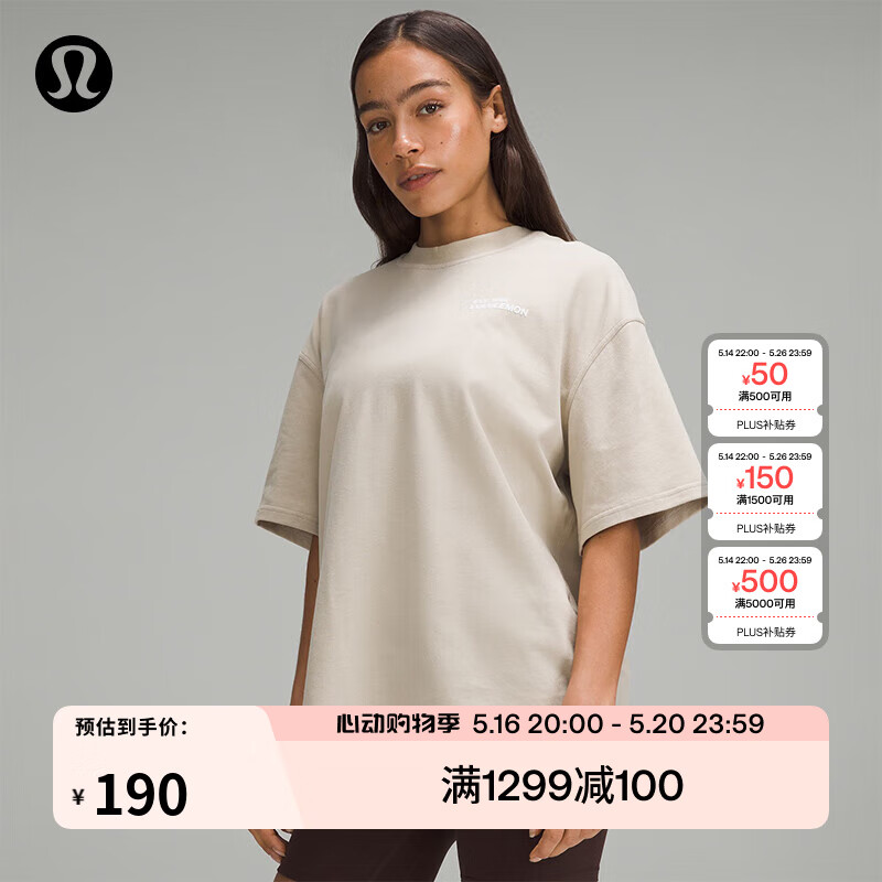 lululemonحHeavyweight Ůʿ�߿����޻��Բ�� T �� LW3HSES Ī��Τ�� L