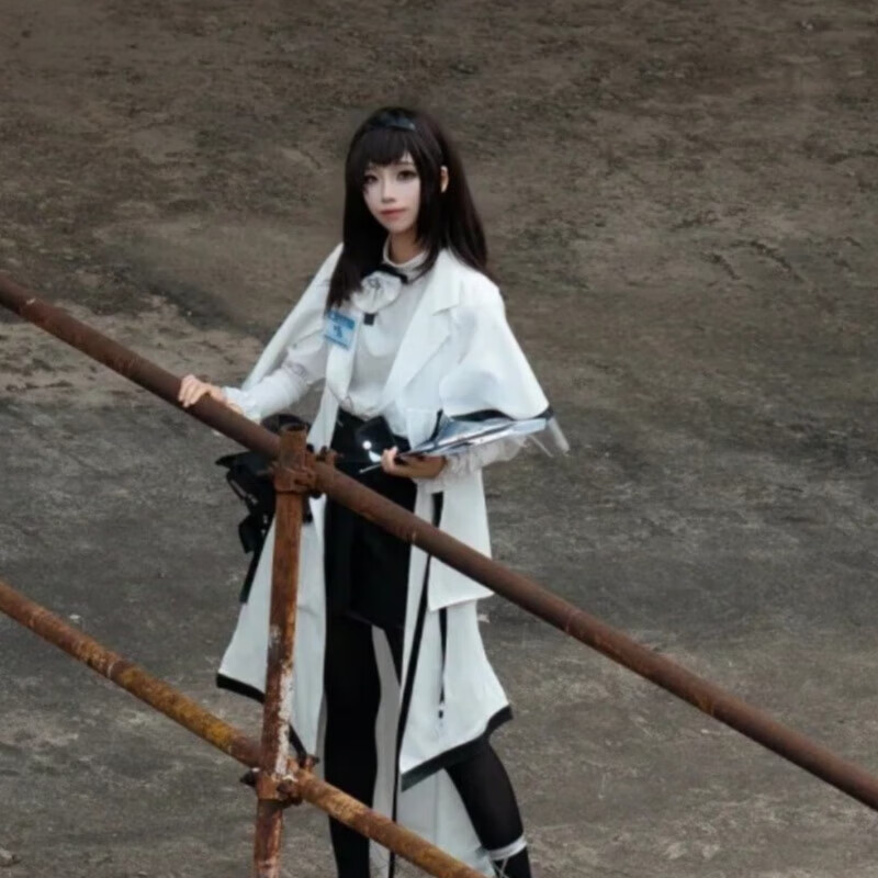 班达熊普瑞赛斯cos服明日方舟博士cosplay动漫角色扮演卡通二次元c服 普瑞赛斯c服全套+假发+文件夹+定制鞋 S