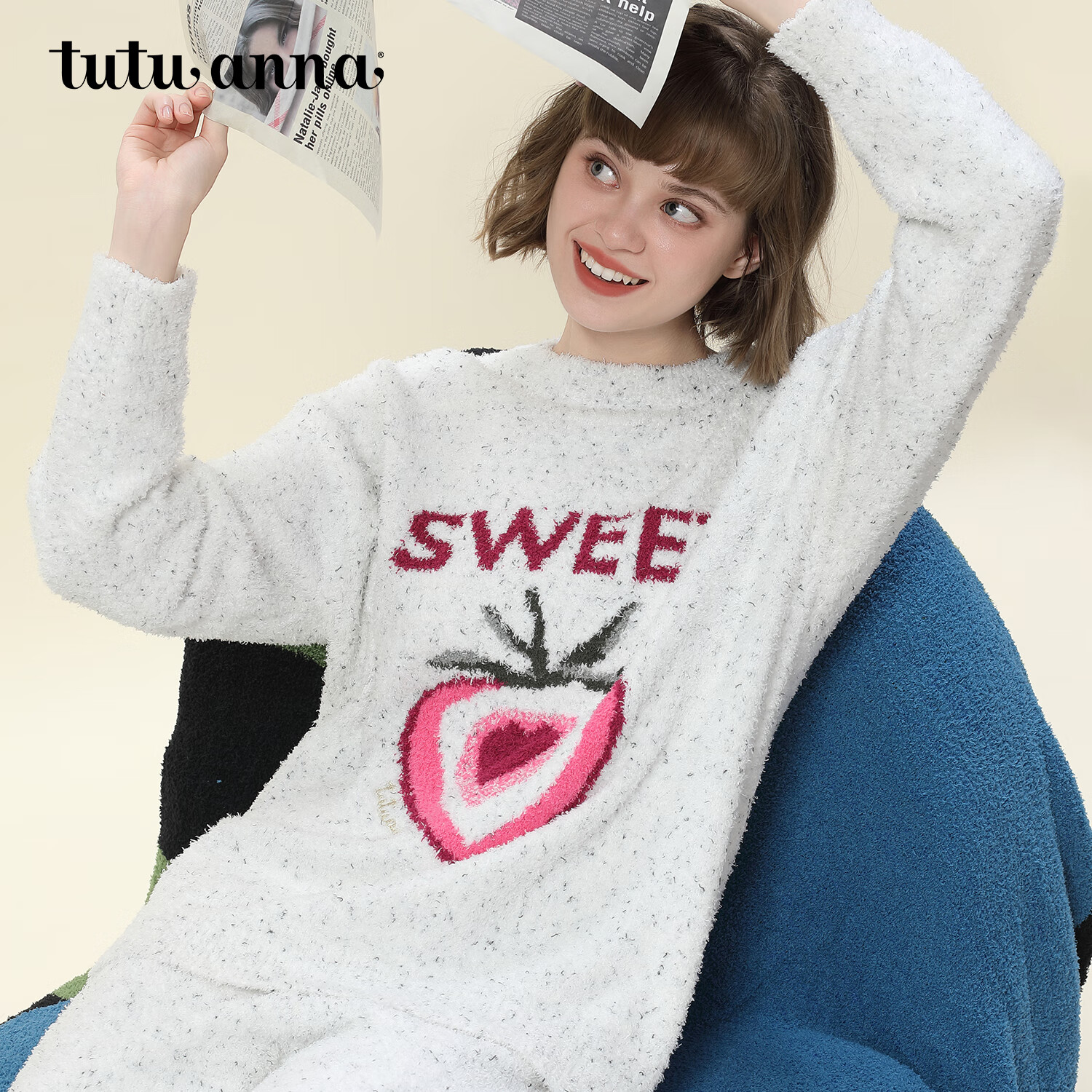 tutuanna�����ˮ��ӡ���Ҿӷ���װ�Ҿӷ�˯���ﶬ��ů�Ӽ� ��ݮ �Ҳʵ� M ����160/84A ����160/70A 109Ԫ