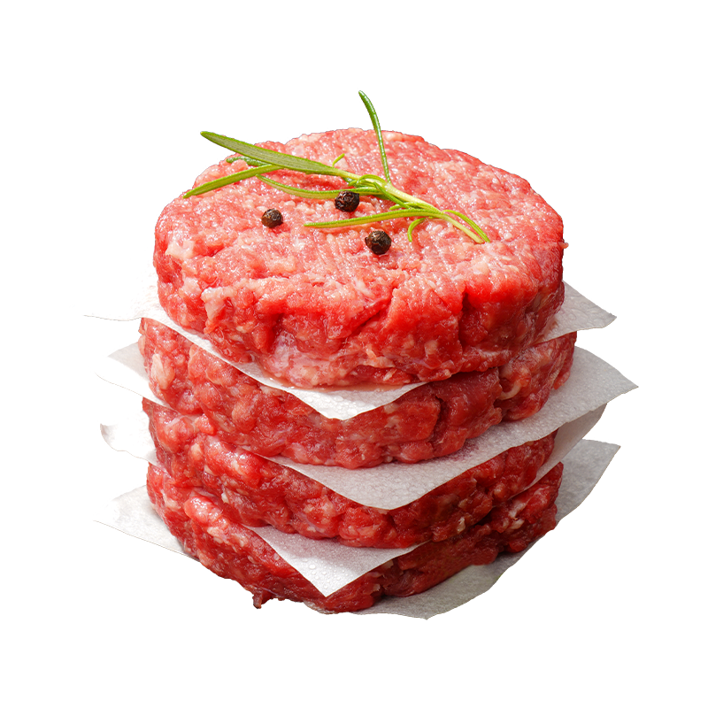 大希地黑椒味轻调理牛肉饼安格斯谷饲牛肉饼1.2kg 儿童早餐烧烤食材