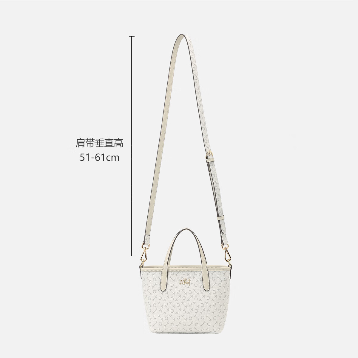 why2025新款包女轻奢高级感礼物小包女包单肩包斜挎包手提包 奶白配米白