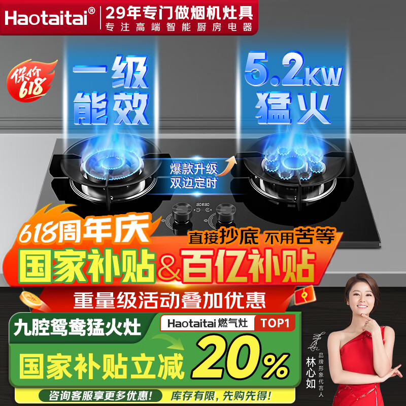 Haotaitai��Ȼ��ȼ����˫������ͻ�5.2KW̨ʽǶ��ʽ�ͻ�ʱ¯�߲���ԧ����JZT-P19-D-12T