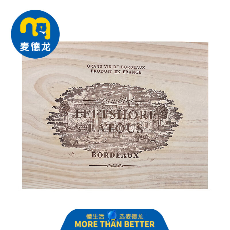 左岸拉图家族干红葡萄酒 750ml*6