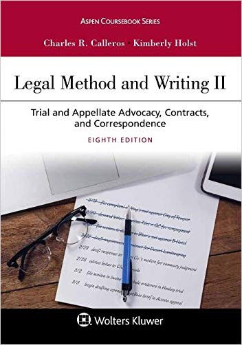 legal method and writing ii:trial and appellate