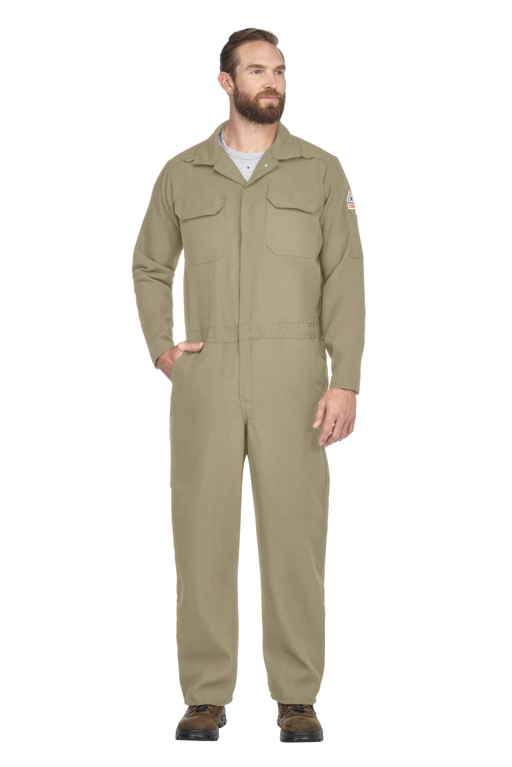 Bulwark FRBulwark 女式轻质 Nomex 阻燃高级连体服, 棕褐色 棕褐色 50
