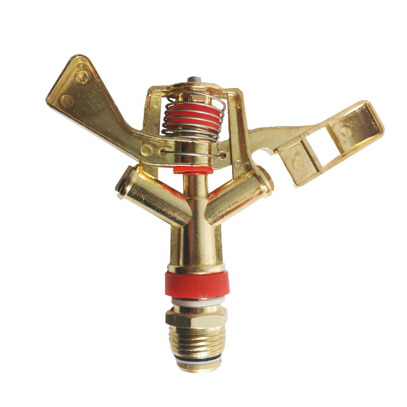 花园自动旋转喷头 摇臂铜喷头 园林灌溉草坪浇灌喷淋 可控草坪喷头 2