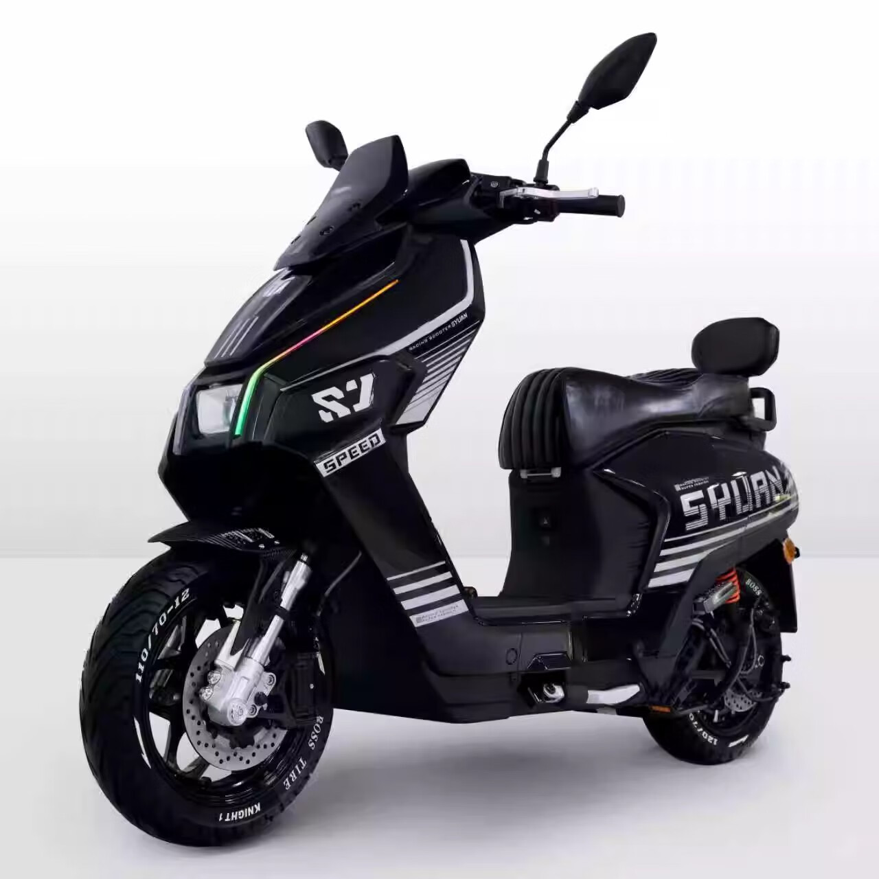 深远E4-3.0电动车新国标磷酸铁锂电极核AE4同款外卖车超大双电池仓长续航电动自行车无需驾照 72-120A踏板锂电