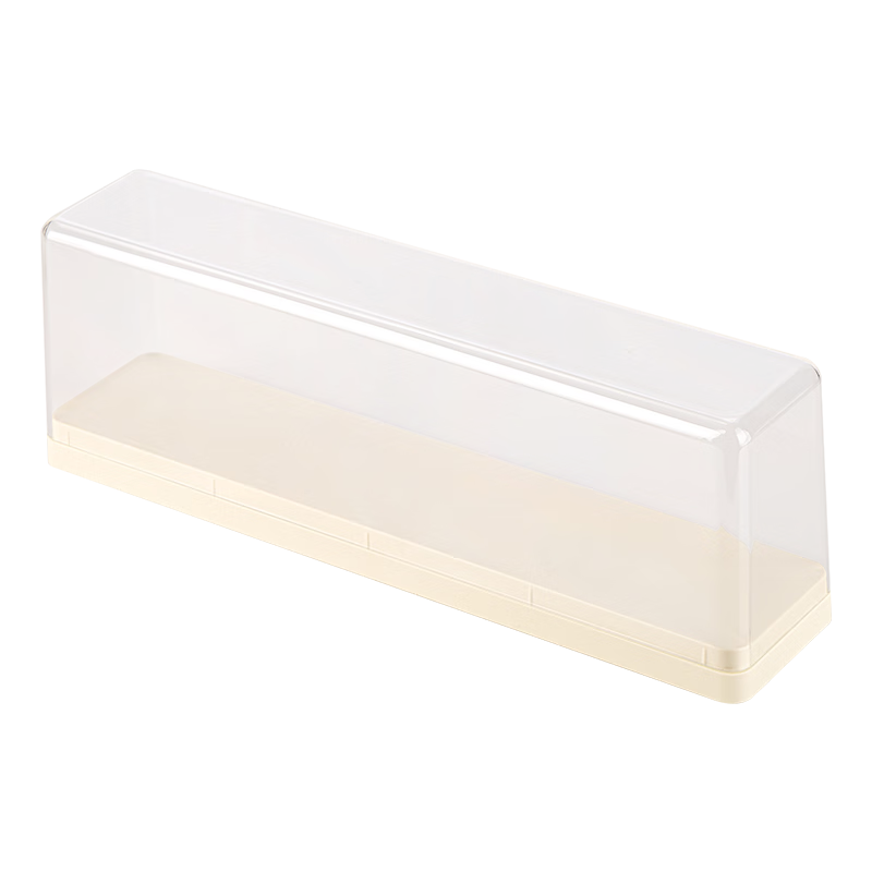 得力【盲盒展示架-可摆6个】单层盲盒展示盒 亚克力盲盒柜 泡泡玛特桌面收纳盒【天地盖】 PK158