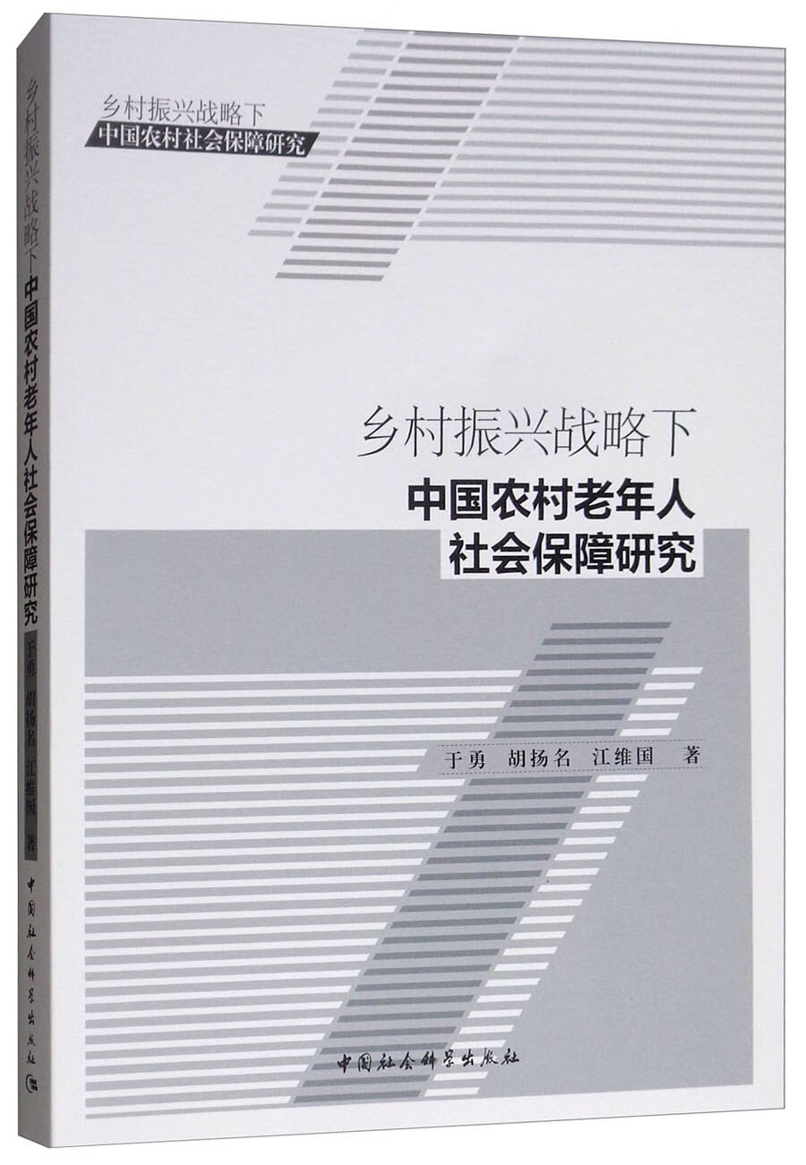 乡村振兴战略下中国农村老年人社会保障研究