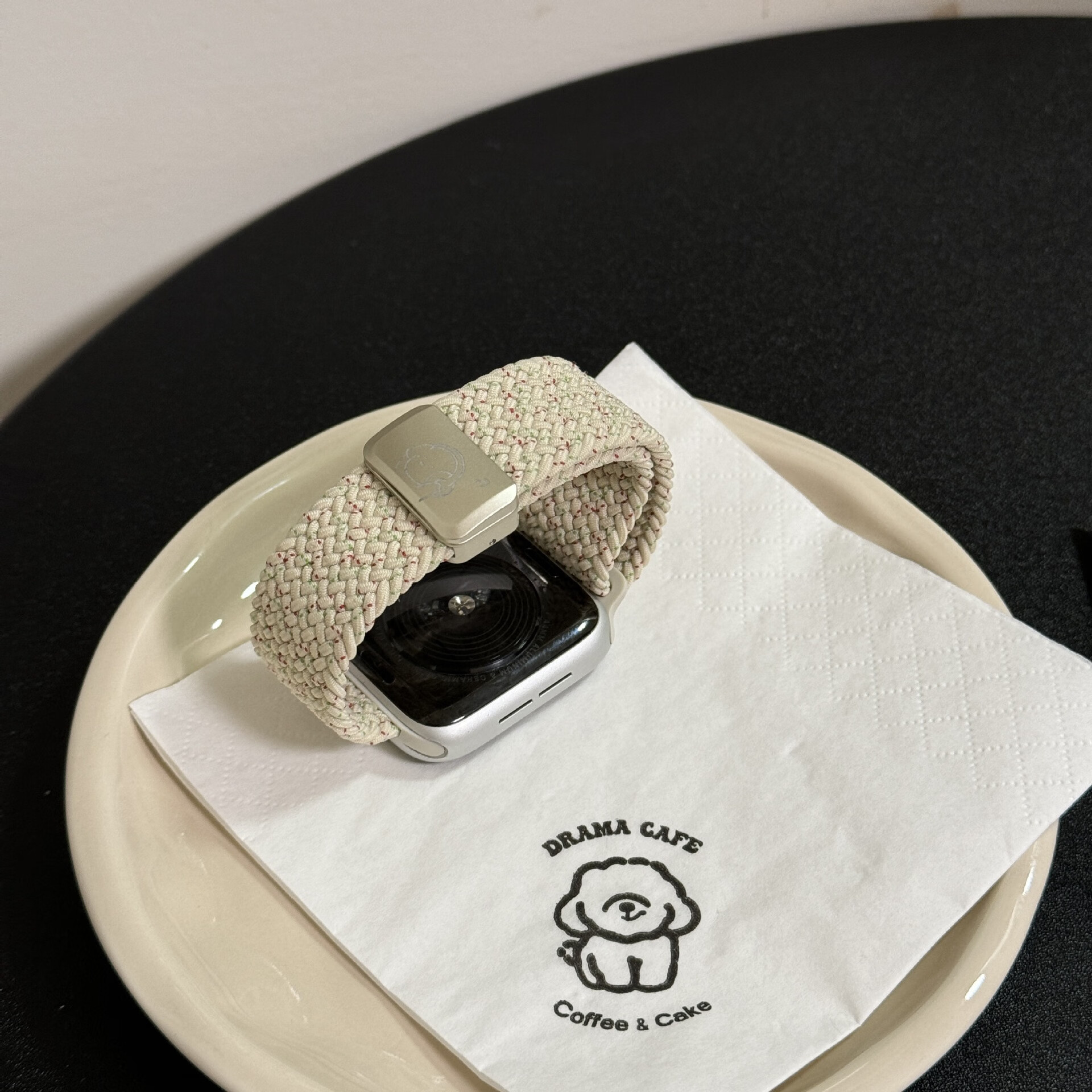 适用S11苹果手表表带S10尼龙编织腕带iwatch9可爱磁吸扣S8夏季SE透气Applewatch567男女运动替换带 烟紫色-磁吸扣 适用s10/s11通用 42mm