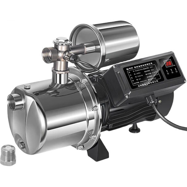 藤原不銹鋼變頻增壓泵恒壓水泵全自動智能家用自來水井水自吸泵 五級離心泵L1680 MAX【數(shù)顯】