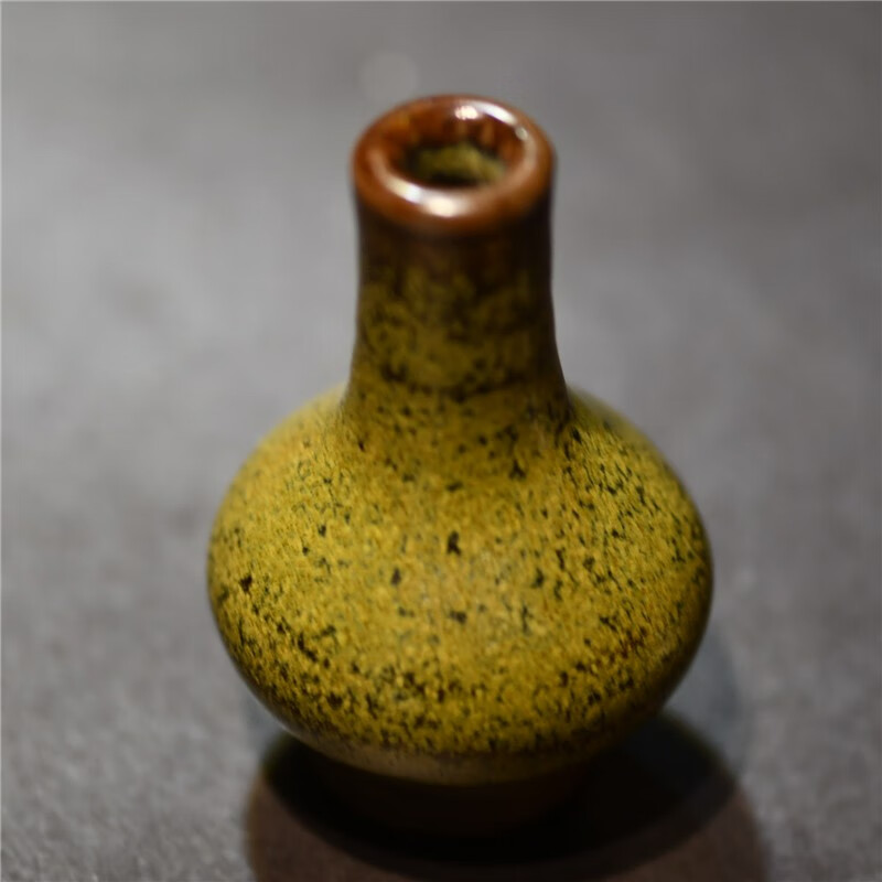 游此斋(youcizhai) 古玩工艺品收藏老瓷器茶叶末釉小瓶