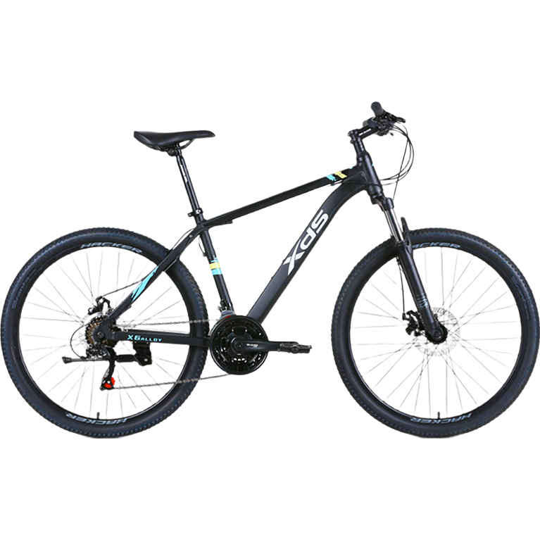 喜德盛26款黑客350黑客380山地车自行车成人21速铝合金男士女生学生上班 黑客350黑银色【赠骑行礼包】 26寸x17寸身高165-180cm