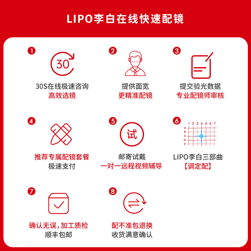 李白121儿童眼镜度系列超轻纯钛9-18男女青少年可配度数近视防控配镜 度121-光黑3BKB 镜框+适目研选1.56-高清镜片