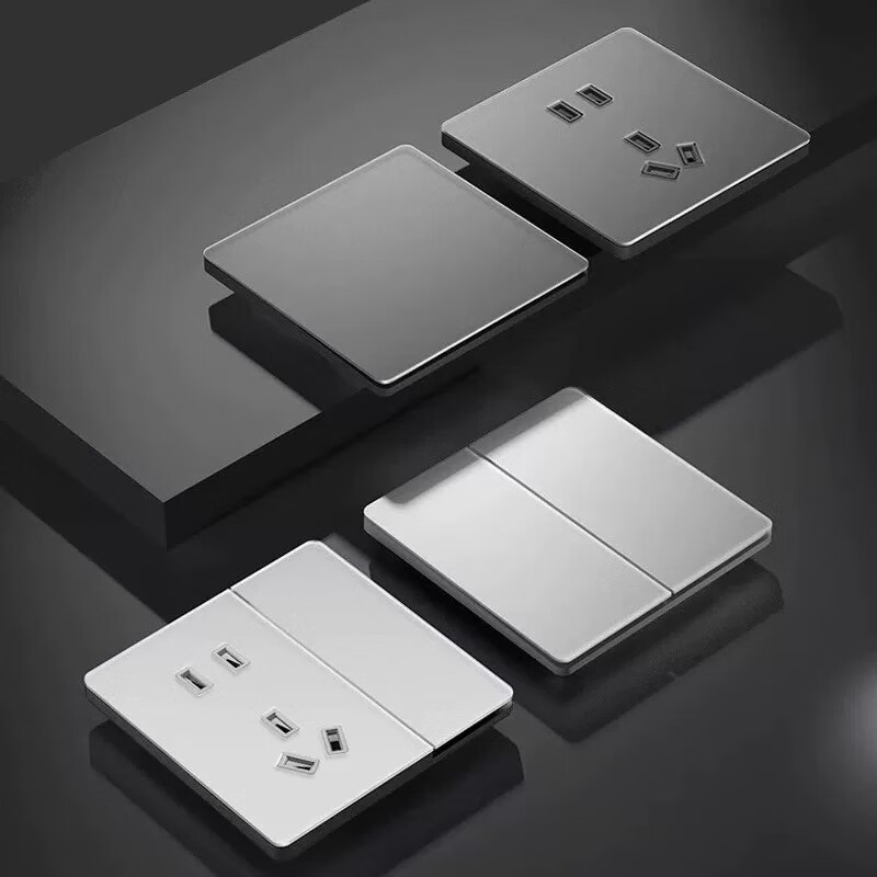 小米家智能已接入米家app智能开关支持蓝牙mesh2.0支持小爱同学语音灯控 白色零火版（三开）-需要有零线