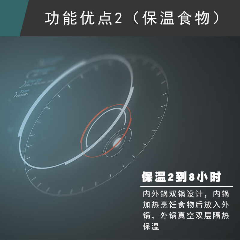 格太太304不锈钢加厚节能锅汤蒸锅焖烧锅保温锅炖肉煮粥熄停免火再煮锅 普通款6.8L本色无赠品 25cm