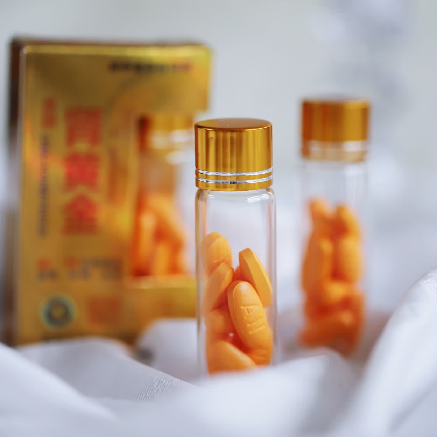 美国肾黄金10粒装香港天龙生物代虫草鹿鞭丸速起强猛 三盒 10粒*3盒