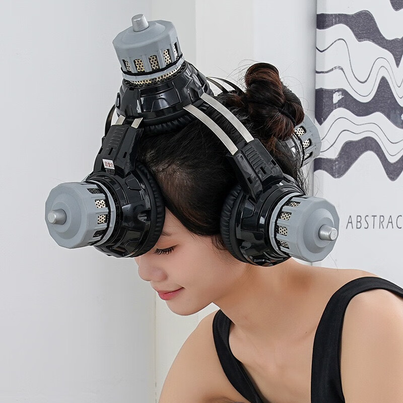 创安名品新款滤烟家用头耳部艾灸仪器颈灸朵理疗工具盒条神器无净百会穴罐 五头款+金艾柱(108柱)