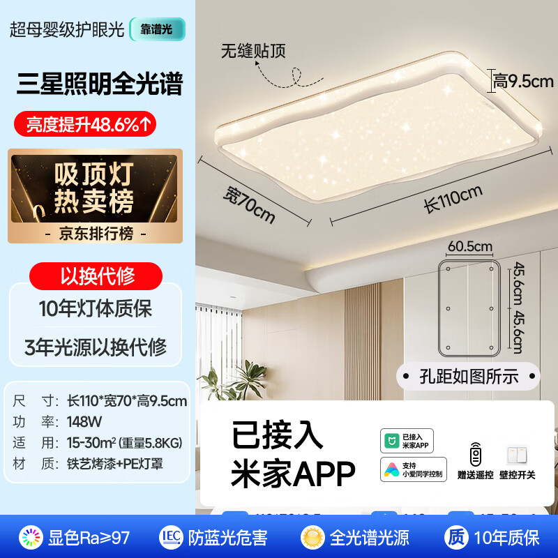 9款吸顶灯对比评测！轻松选对不踩坑，买对省心又实用选购指南