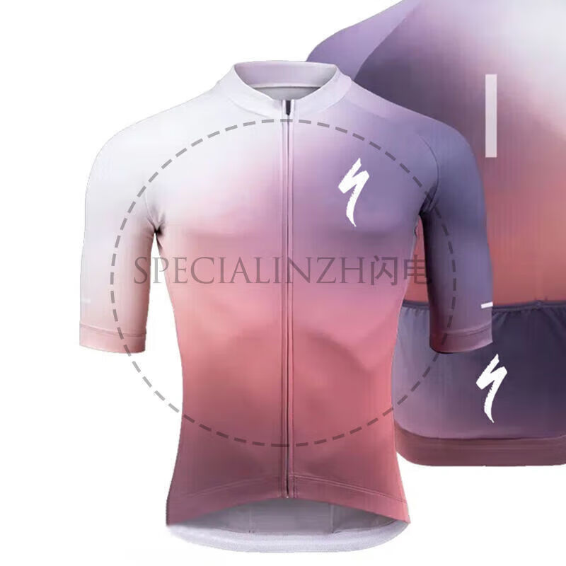 SPECIALIZEDPECIAIZED閃電騎行服公路車自行車裝備騎行服套裝騎行背帶褲貼身 閃電 櫻花 單上衣 S