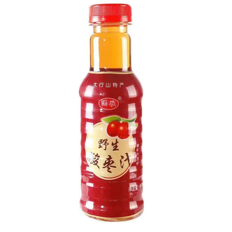 美意颂邢台特产酸枣汁美410ml酸甜可口果味饮料酸酸甜甜植物6瓶12瓶 6瓶