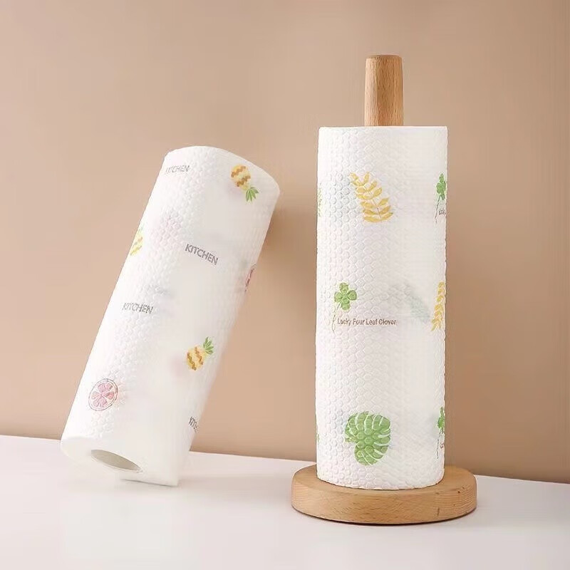 洋臣懒人抹布干湿两用可水洗吸油不沾油一次性厨房纸厚百洁无纺洗碗布 3卷