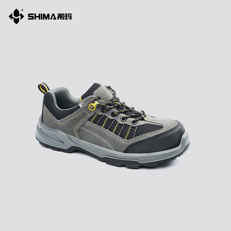希玛劳保鞋男士夏天防砸防刺穿静电鞋绝缘鞋安全鞋户外工地鞋工作鞋 灰色(电绝缘) 42