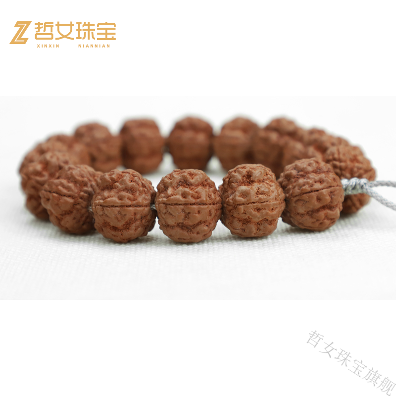 花大尺寸粗筋爆肉小金刚菩提手串梅花桩单圈手串哲女 花单圈(17-19mm)