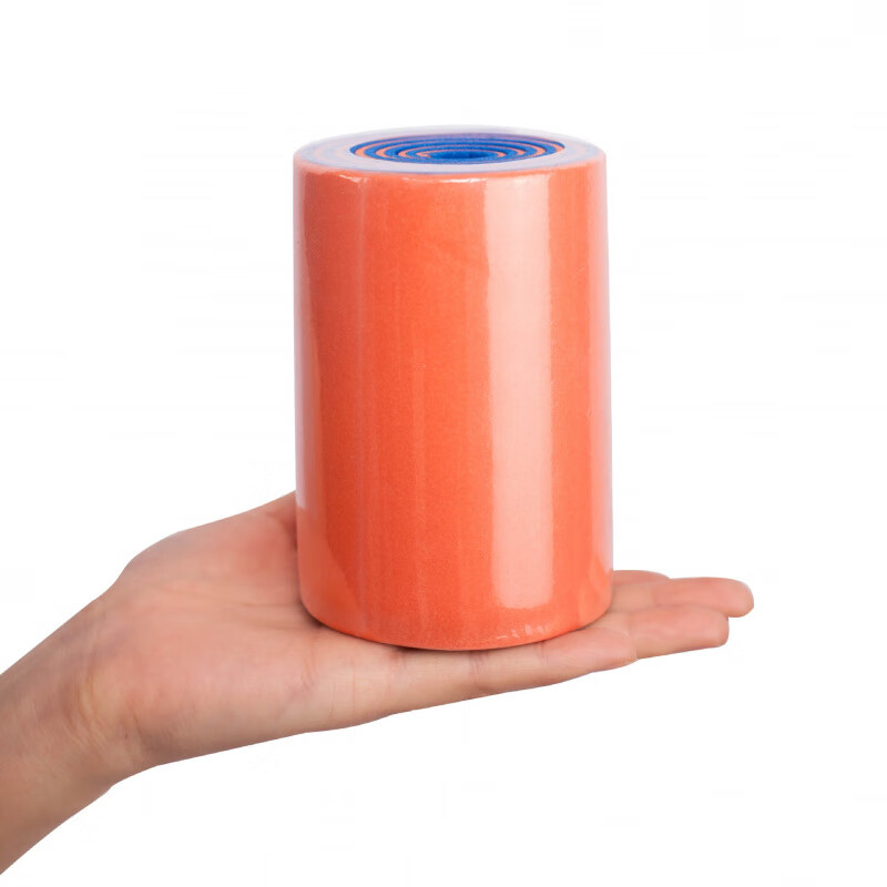 卷式夹板急救用品固定夹板高分子夹板可塑形夹板 橘蓝色