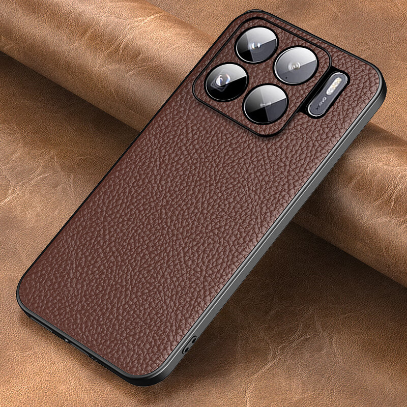 ZOBIG小米15SPro手机壳 真皮 防摔 头层牛皮 抗指纹 抗手汗 复古男士 轻奢 磨砂 宝石蓝【头层真牛皮】 小米15SPro