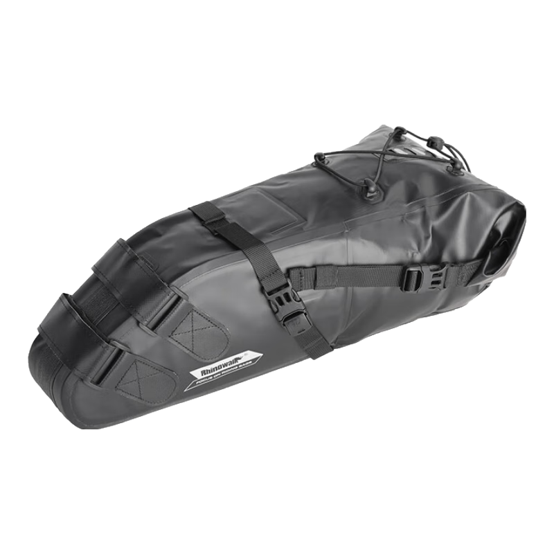 Rhinowalk犀牛自行車尾包后座馱包鞍座包大容量防水公路山地車騎行裝備收納 【黑色10L】RK19511全防水尾包