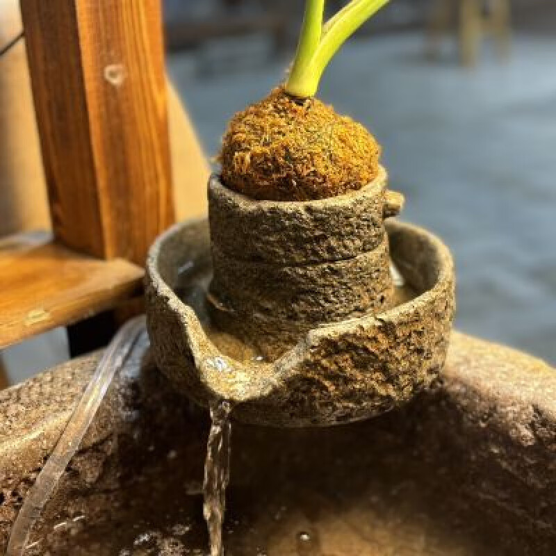時鳥假山流水擺件客廳水循環(huán)-小石磨流水水培庭院茶古法水缸水槽 假山招財流水擺件客廳水循環(huán)-小