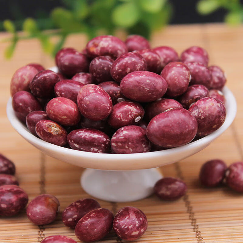 新货云南金丝豆农家自种红花豆孔雀豆芙蓉豆雀蛋豆芸豆红饭豆1斤 金丝