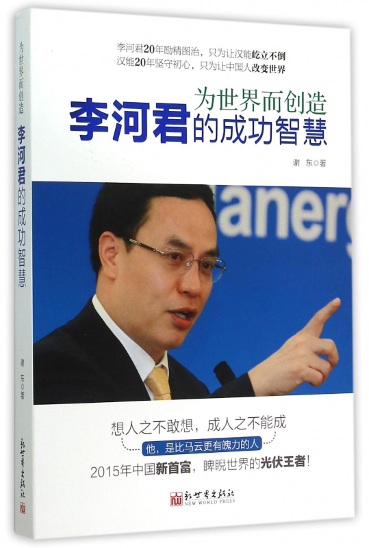 为世界而创造(李河君的成功智慧)