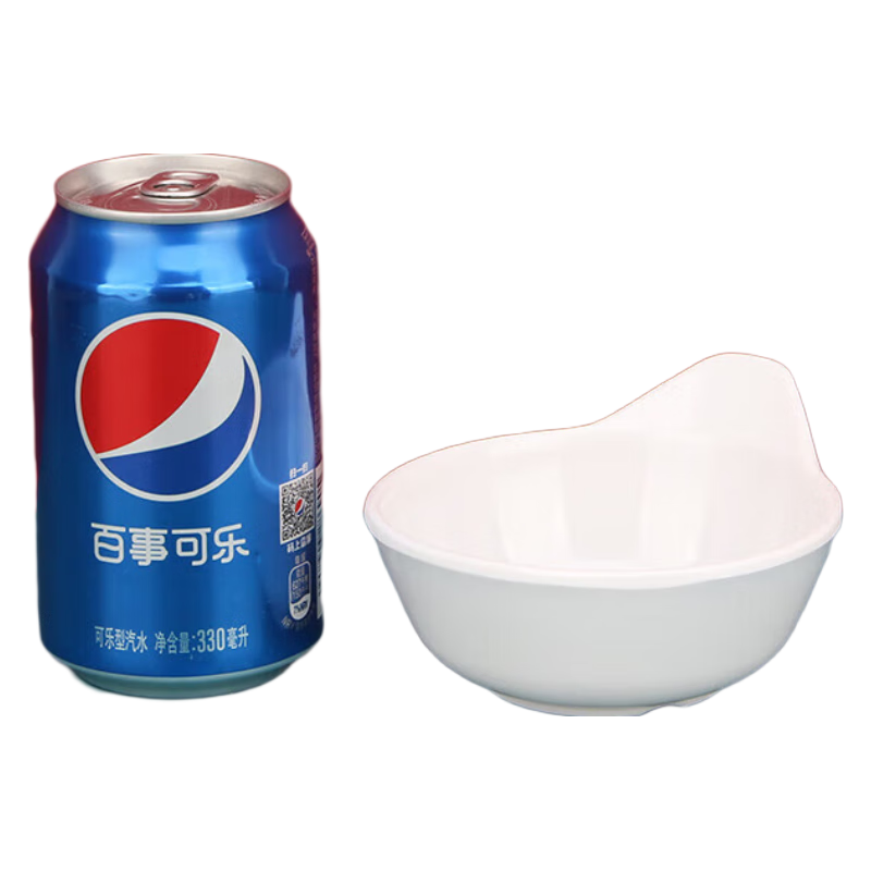 甜雅靜密胺小碗商用白色仿瓷碗塑料碗快餐碗米飯碗湯碗火鍋調(diào)料碗防摔碗 圓碗 4.5英寸