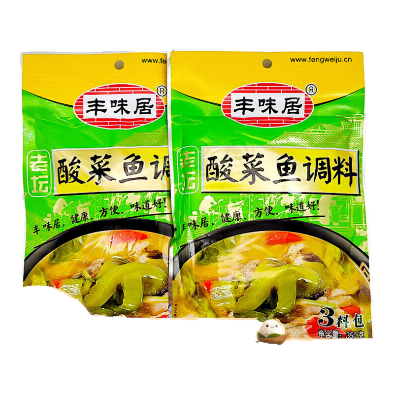 豐味居調(diào)料350g*1袋3袋5袋川菜調(diào)料3料包酸菜魚料 350g*1袋 老壇酸菜魚