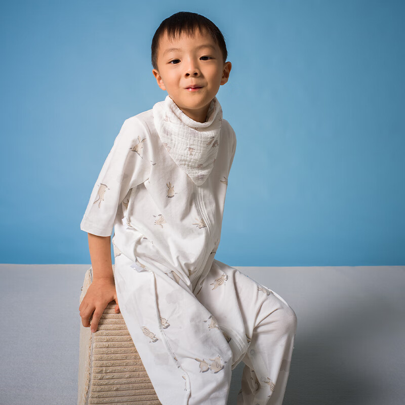 LOVE TO dream婴儿睡袋纯棉防踢被分腿式宝宝睡袋春夏薄款儿童睡袋 木马梦琪 分腿式春夏轻薄款（0.2TOG) 【尺码详询客服】1码：12-24个月