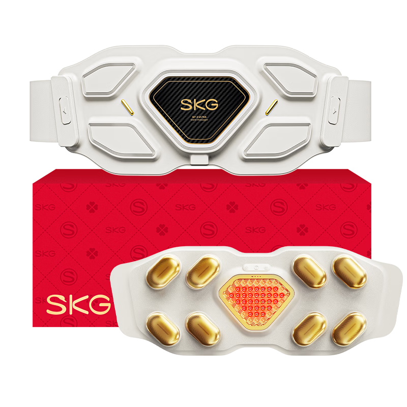 skg按摩仪腰部按摩器G7 Ultra【王一博同款】暖宫护腰热敷脉冲振动钛金腰带 送男女朋友生日新年礼物