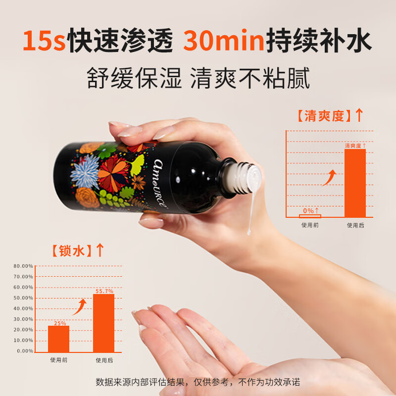 艾玛丝艾玛丝芳香美颜液 补水保湿爽肤水 精油面部护肤精华液肌底液 120ml (送30ml合150ml)