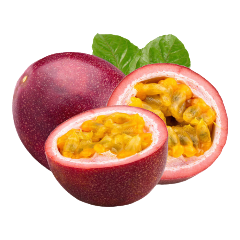 京鲜生 广西紫皮百香果 1斤装 约6-8粒 单果约70g 酸甜风味 新鲜水果