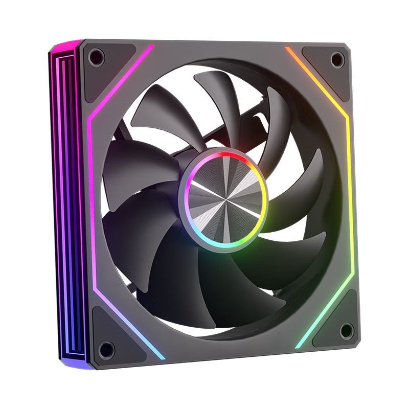 �����𳵣�PowerTrain���⾵8 PRO�������12CM̨ʽ����ARGB���ͬ������ɢ�ȷ��� ���޾���Ч ��ɫ��Ҷ