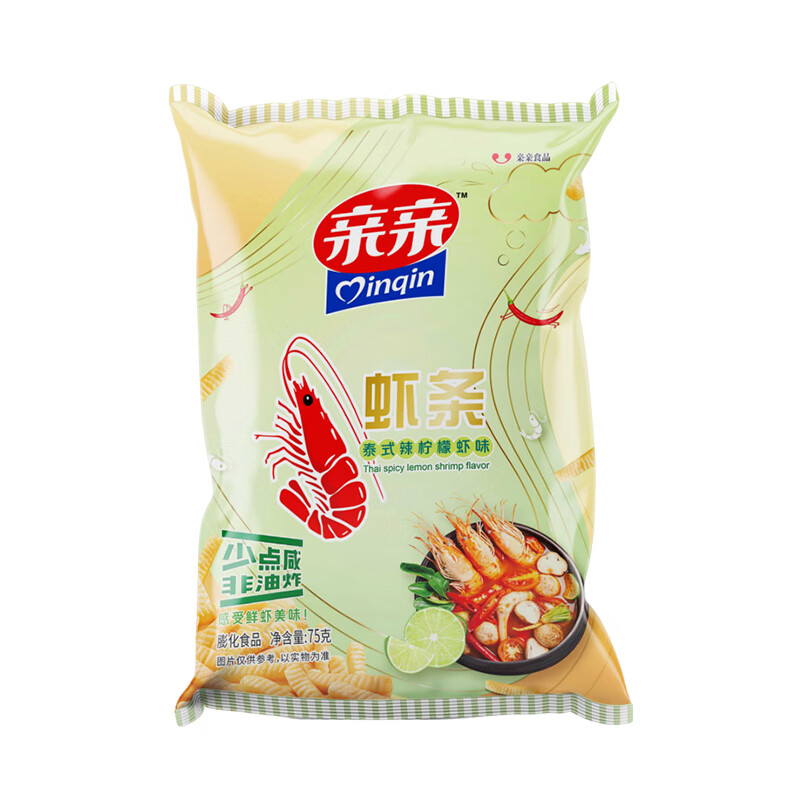 亲亲零食网红小吃虾条薯片任选 – 超值6.9元！