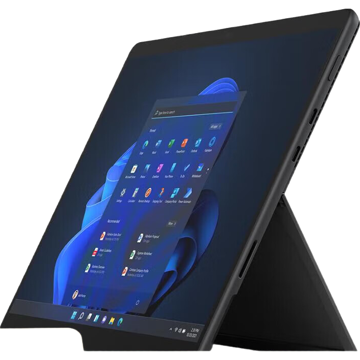 微軟(Microsoft)Surface Pro 8 二合一平板電腦pro7+ 正版Win系統(tǒng)筆記本 12.3/13英寸超清可觸控屏 輕薄便攜辦公 pro8 典雅黑(13英寸) i7-1165G7丨16+512G 帶鍵盤和筆 主機(jī)標(biāo)配