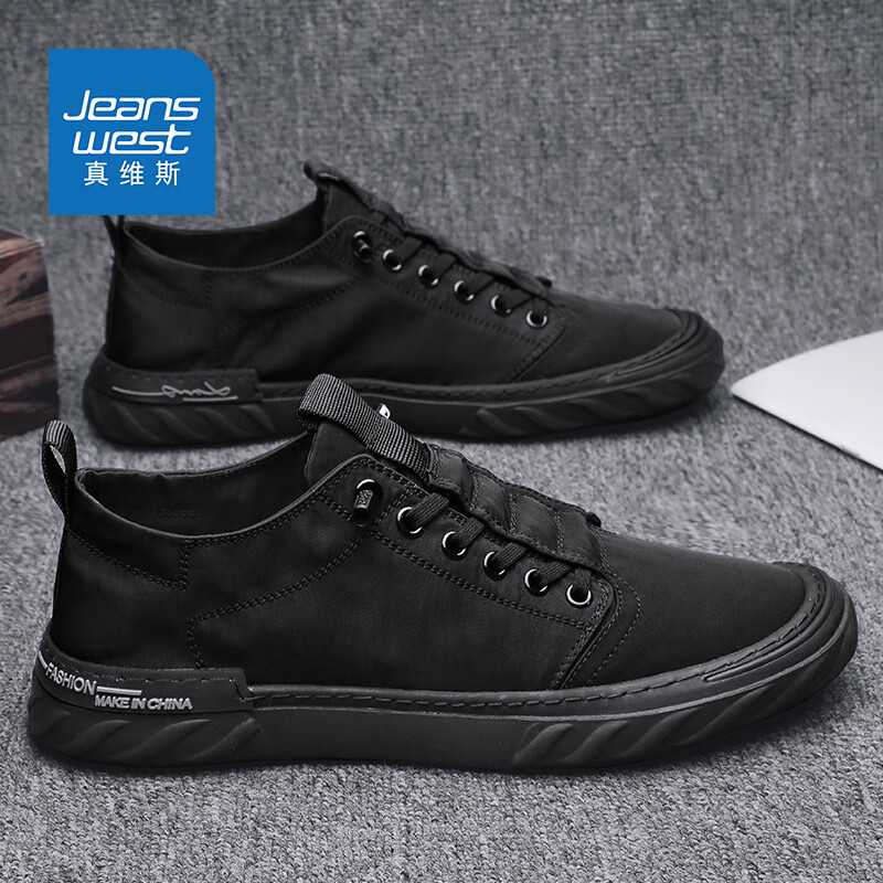 ��ά˹��Jeanswest����Ь2025���¿�临�Ű�Ь��͸����������Ьͨ�ڿ�������һ�ŵ�