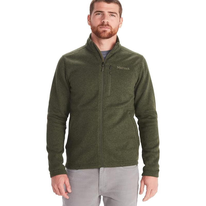土撥鼠（Marmot）男款輕量保暖防水抓絨羽絨服戶外運(yùn)動(dòng)碼防風(fēng)登山服 initial