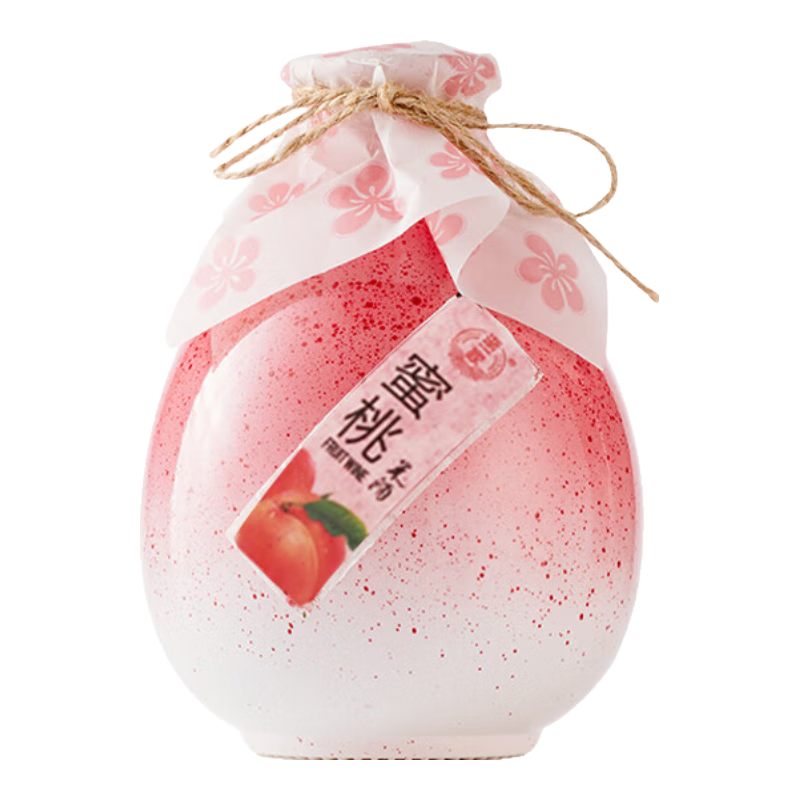 浙一家果酒米酒糯米酒青梅酒桂花酒梅子酒藍(lán)莓酒桂花釀6瓶禮盒裝 桃花酒·蜜桃味【送錘紋杯2+開瓶器