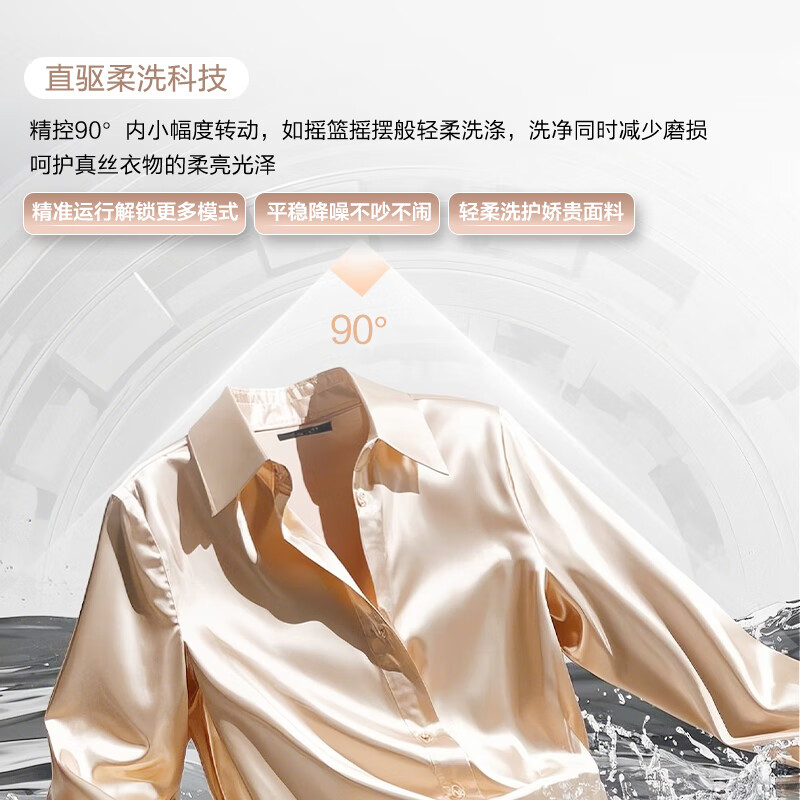 卡萨帝【卡萨帝揽光WB】10kg全自动超薄滚筒洗衣机W2升级款