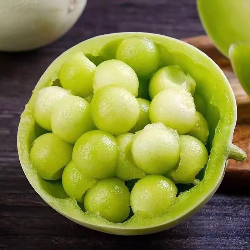 趣鲜语海南玉菇冰淇淋甜瓜【当天发货】】头茬甜瓜新鲜孕妇水果源头直发 5斤【商超果-软糯香甜2-3个装】净重4.5斤